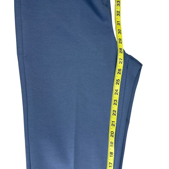 New VERONICA BEARD Jaya Kick-Flare Crop Pants in Hydrangea Blue - Picture 3 of 6